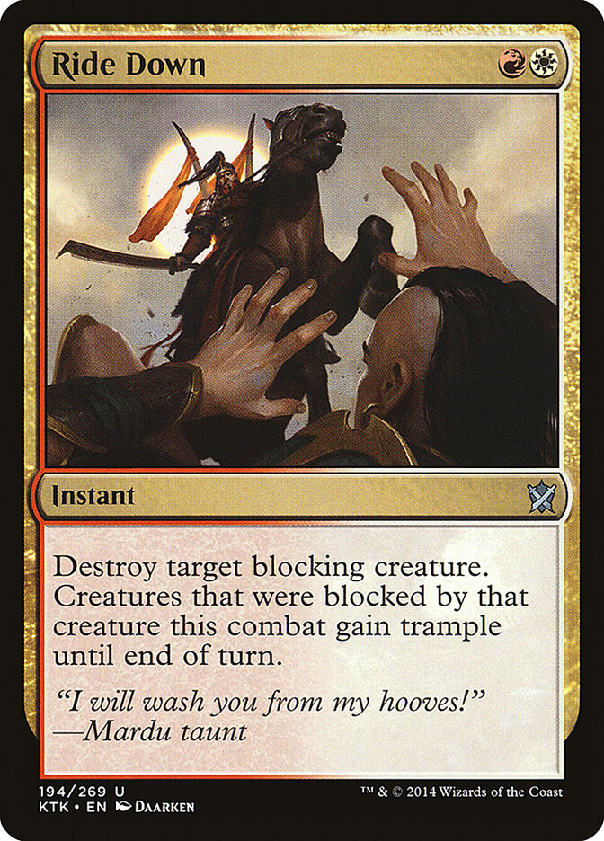 Ride Down (194) - Khans of Tarkir (KTK)