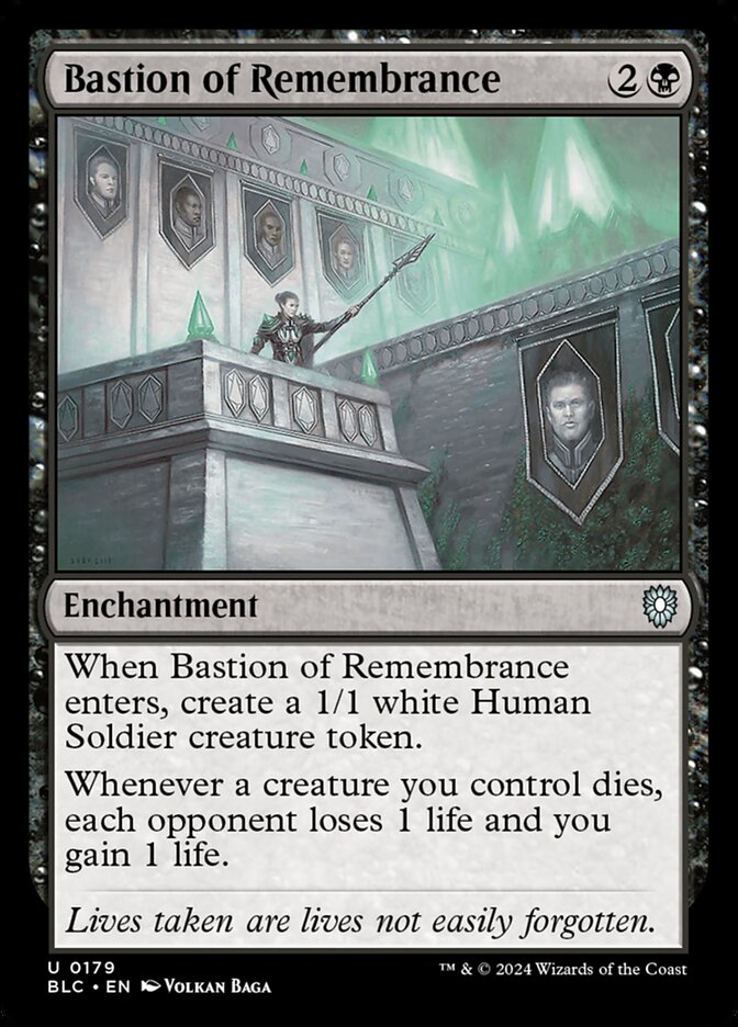 Bastion of Remembrance (179) - Bloomburrow Commander (BLC)