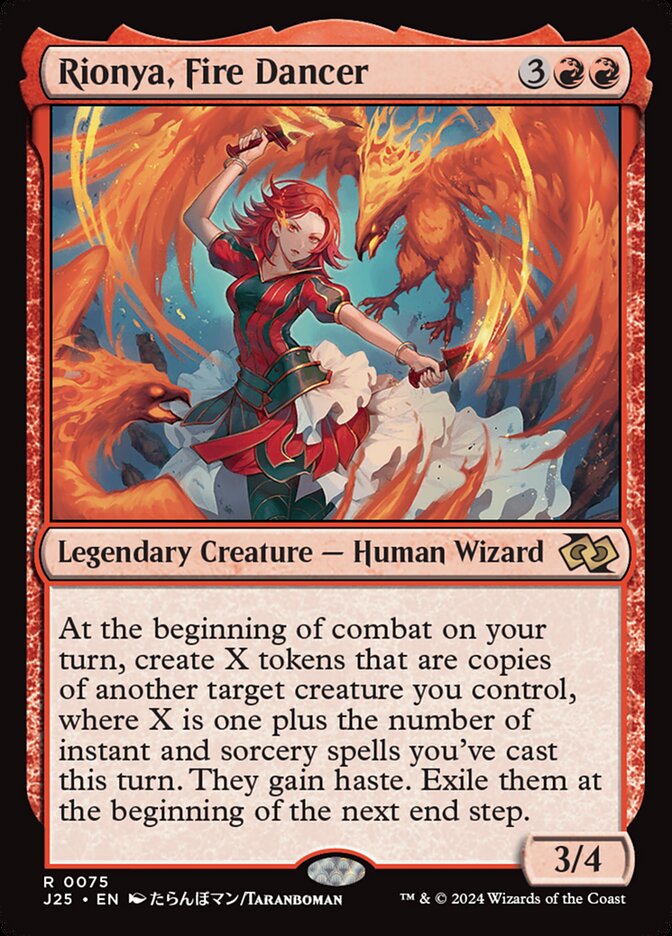 Rionya, Fire Dancer (75) - Foundations Jumpstart (J25)