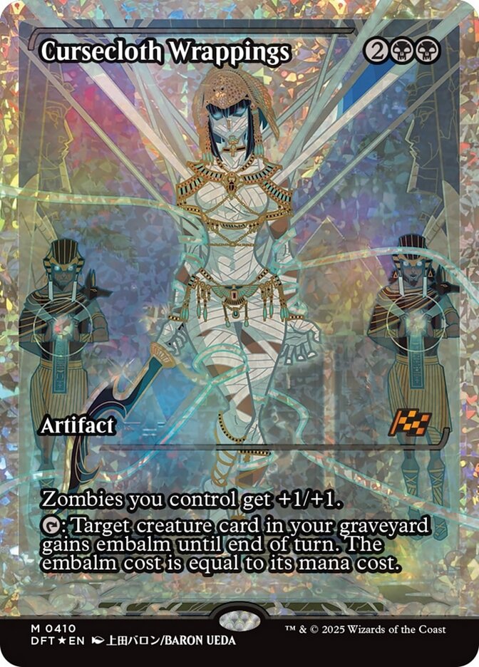Cursecloth Wrappings - [Fractured Foil, Showcase] Aetherdrift (DFT)