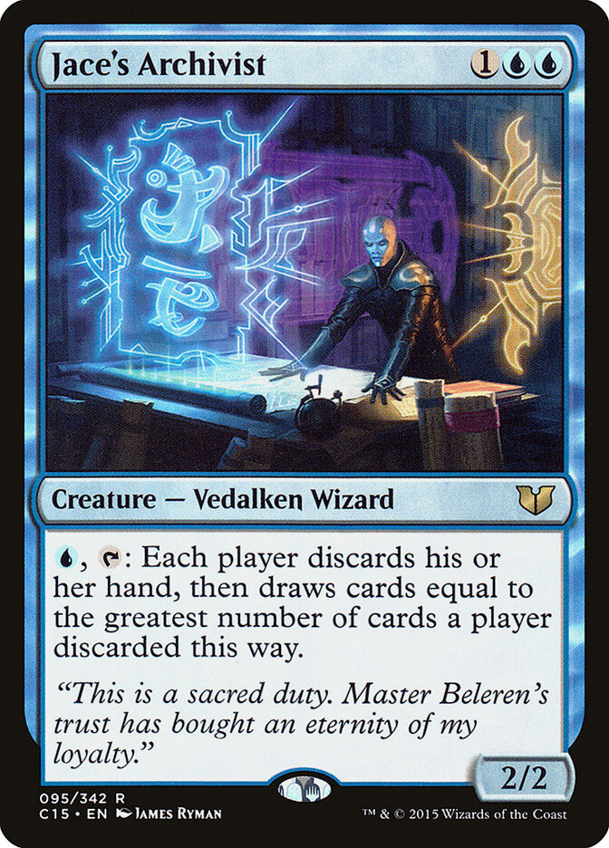 Jace's Archivist (95) - Commander 2015 (C15)