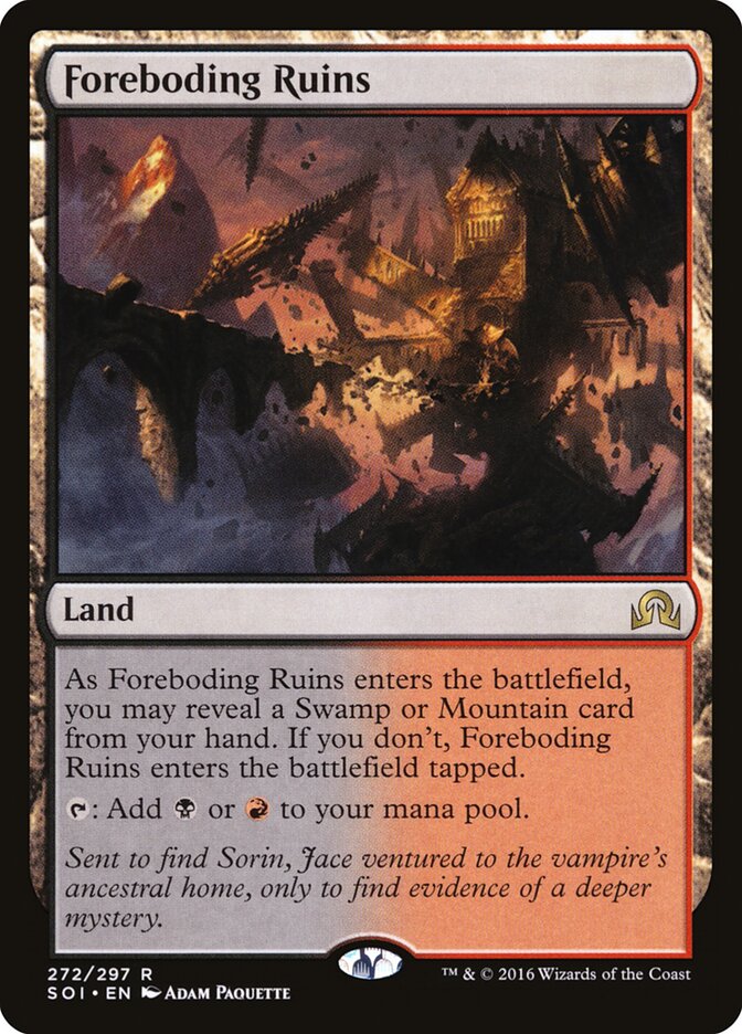 Foreboding Ruins (272) - Shadows over Innistrad (SOI)