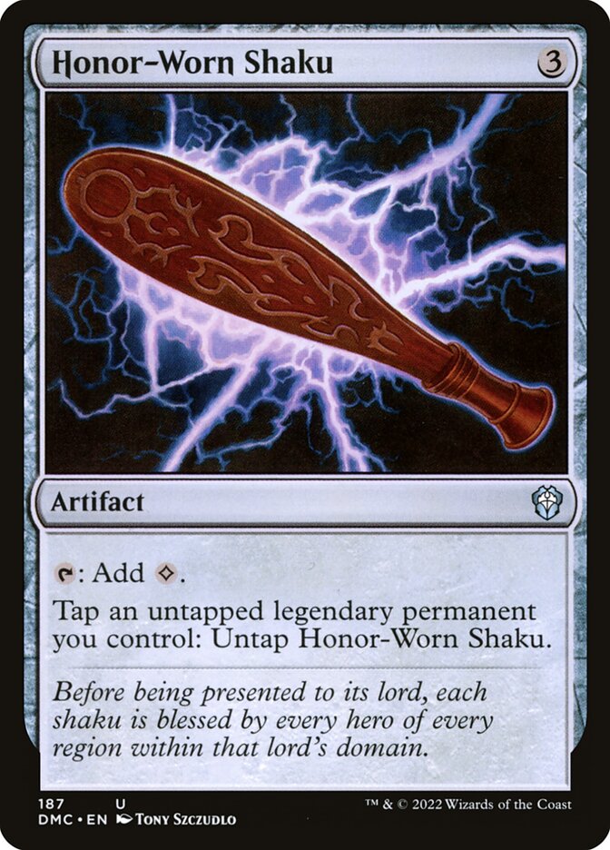 Honor-Worn Shaku (187) - Dominaria United Commander (DMC)