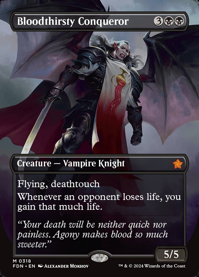 Bloodthirsty Conqueror - [Borderless] Foundations (FDN)
