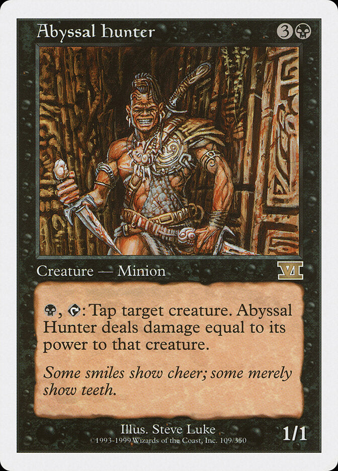 Abyssal Hunter (109) - Classic Sixth Edition (6ED)