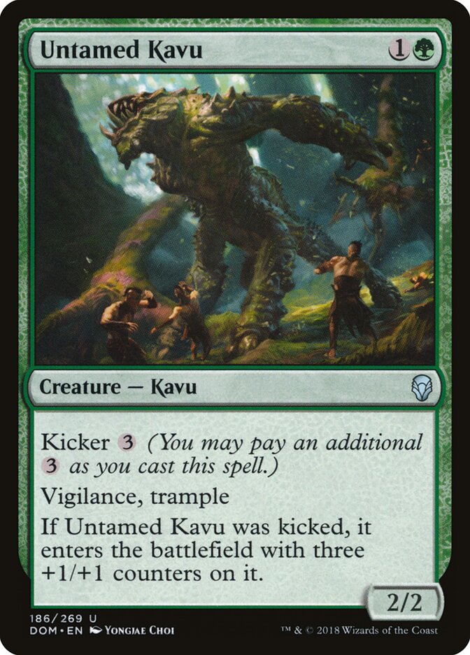 Untamed Kavu (186) - Dominaria (DOM)
