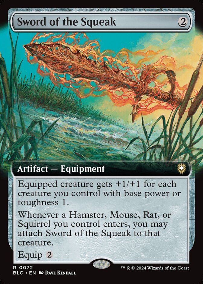 Sword of the Squeak - [Extended Art] Bloomburrow Commander (BLC)