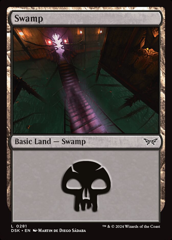 Swamp (281) - [Foil] Duskmourn: House of Horror (DSK)