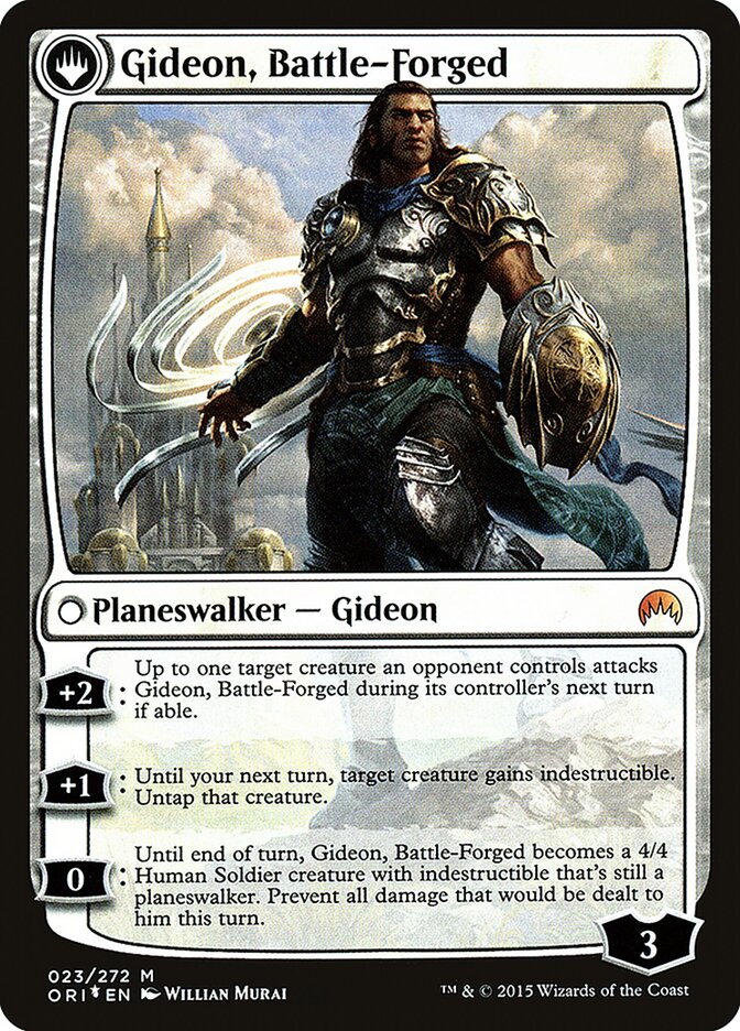 Kytheon, Hero of Akros // Gideon, Battle-Forged (23s) - Magic Origins Promos (PORI)