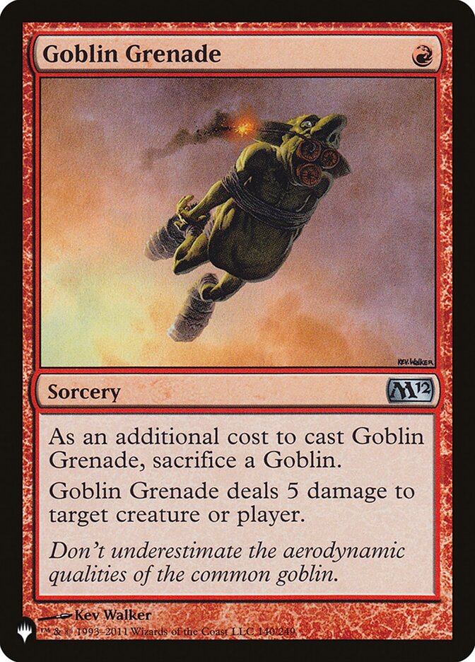 Goblin Grenade (M12-140) - The List (PLST)
