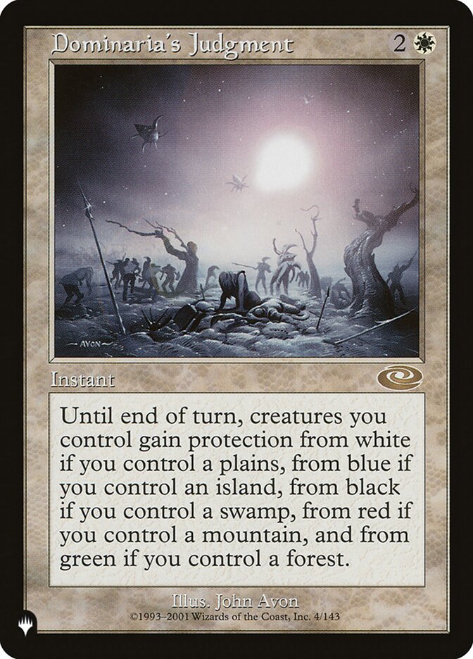 Dominaria's Judgment (PLS-4) - The List (PLST)