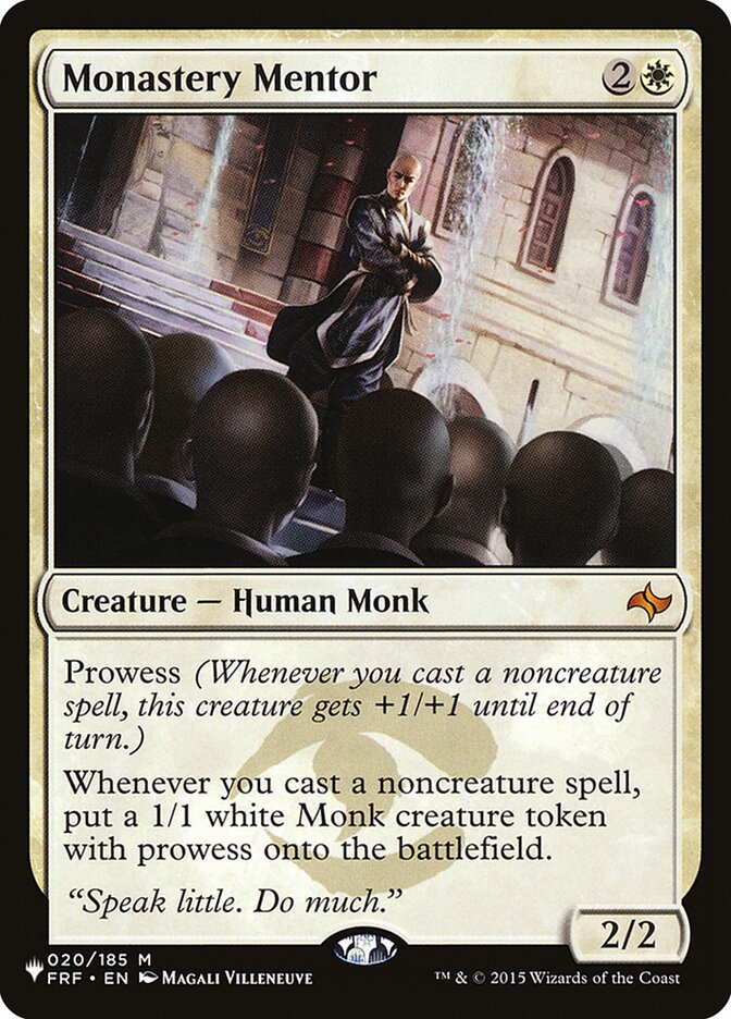 Monastery Mentor (FRF-20) - The List (PLST)