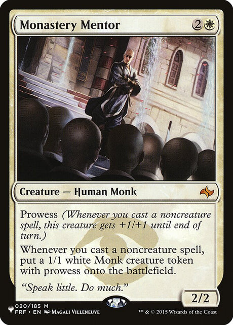 Monastery Mentor (FRF-20) - The List (PLST)
