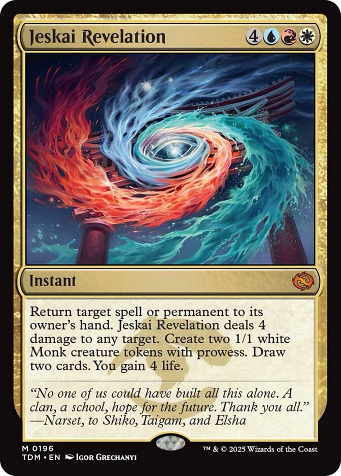 Jeskai Revelation (196) - Tarkir: Dragonstorm (TDM)
