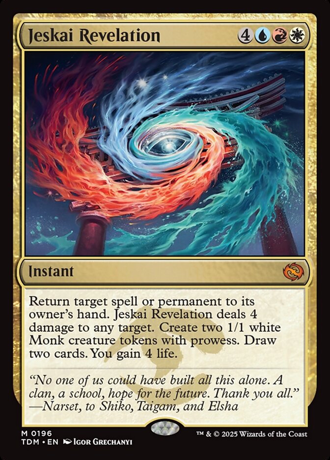 Jeskai Revelation (196) - Tarkir: Dragonstorm (TDM)