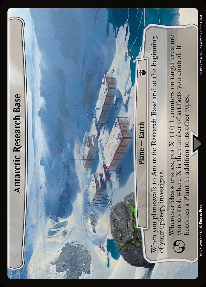 Antarctic Research Base (567) - Doctor Who (WHO)