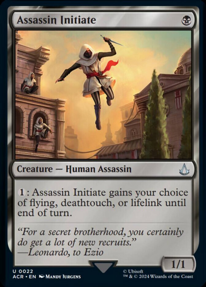 Assassin Initiate - [Foil] Assassin's Creed (ACR)