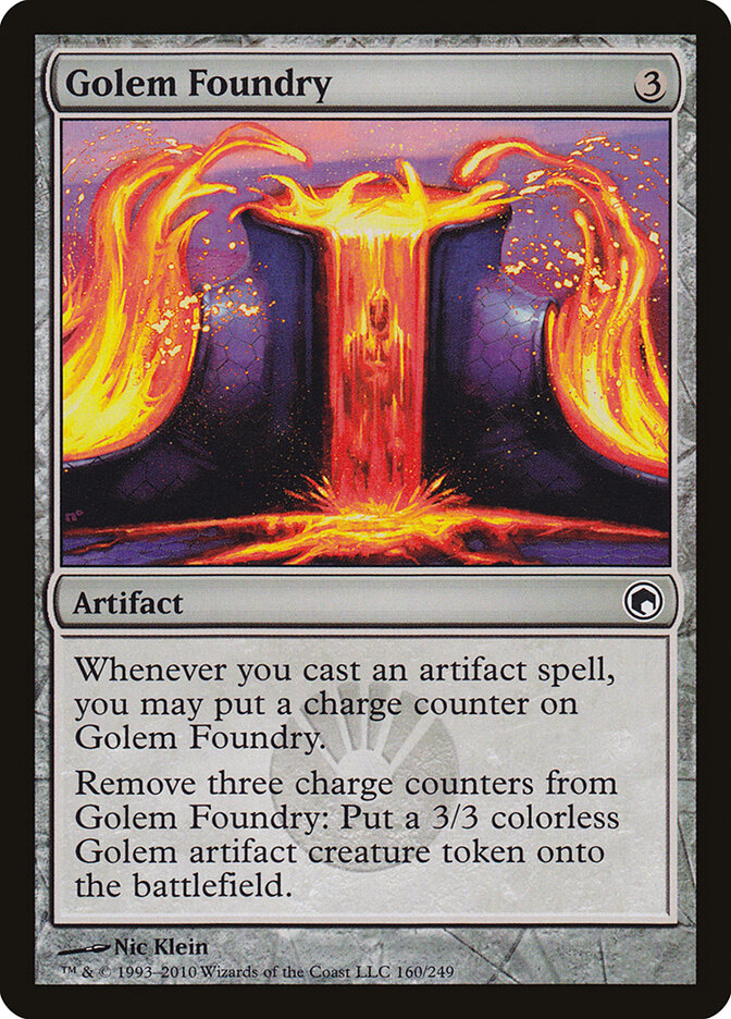 Golem Foundry (160) - Scars of Mirrodin (SOM)