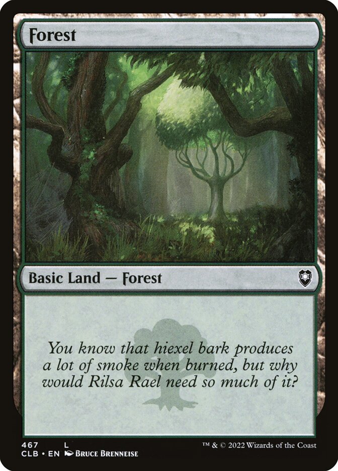 Forest (467) - Commander Legends: Battle for Baldur's Gate (CLB)