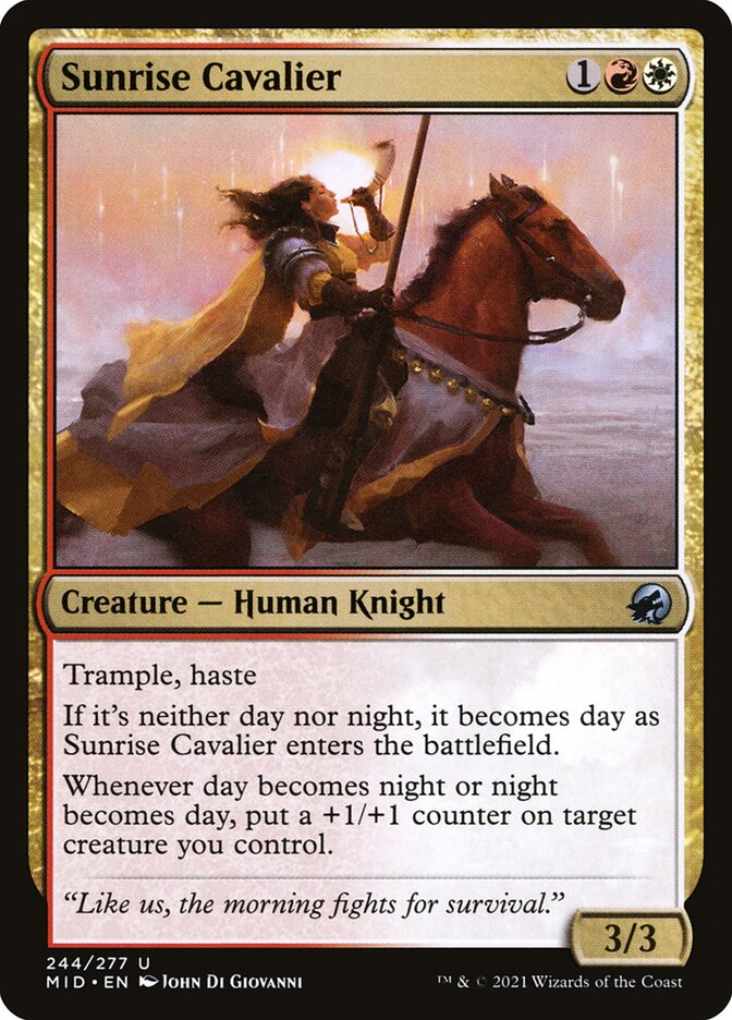 Sunrise Cavalier (244) - Innistrad: Midnight Hunt (MID)