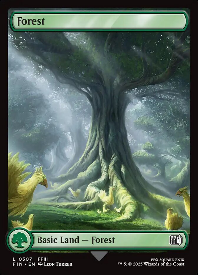 Forest (307) - [Foil, Full Art] Final Fantasy (FIN)