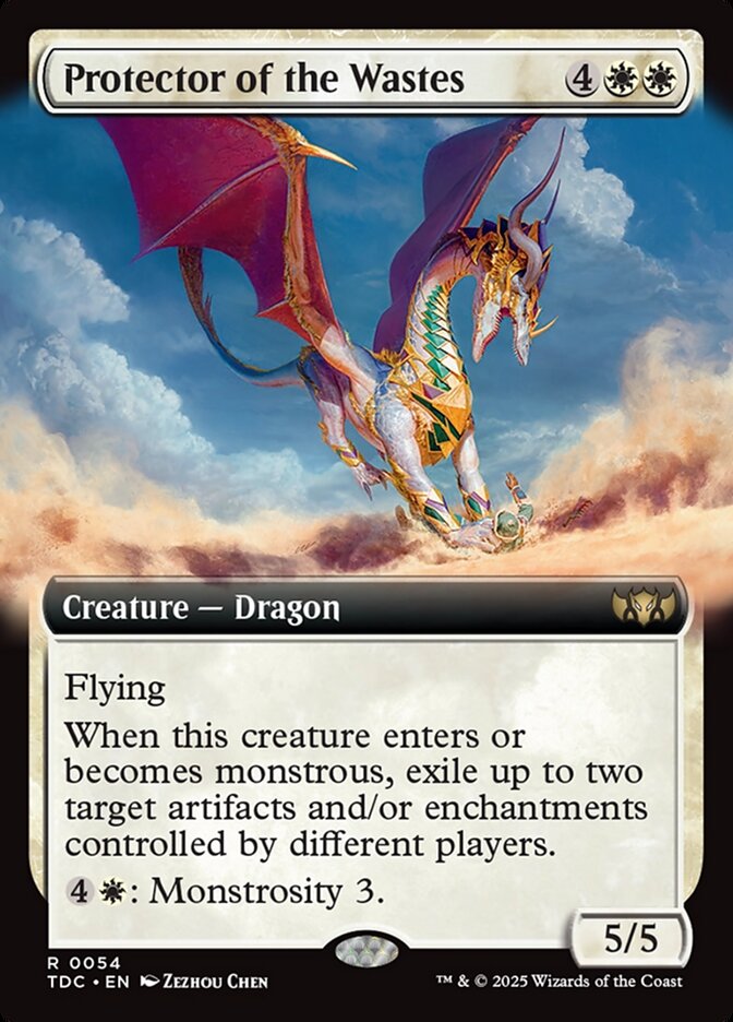 Protector of the Wastes - [Extended Art] Tarkir: Dragonstorm Commander (TDC)