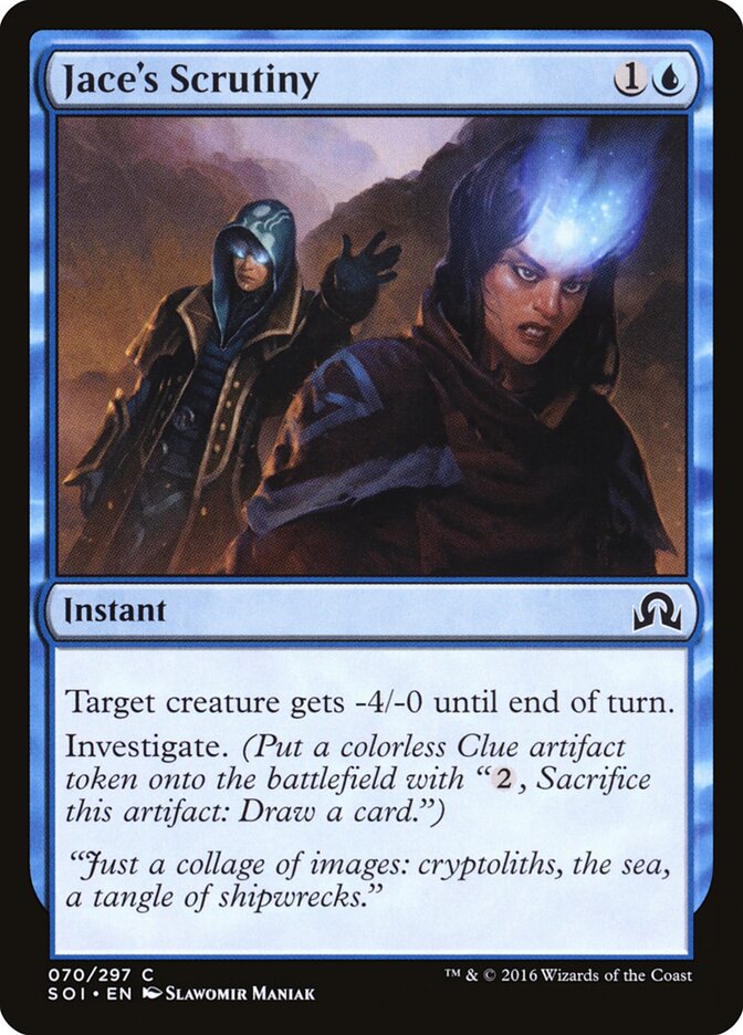 Jace's Scrutiny (70) - Shadows over Innistrad (SOI)