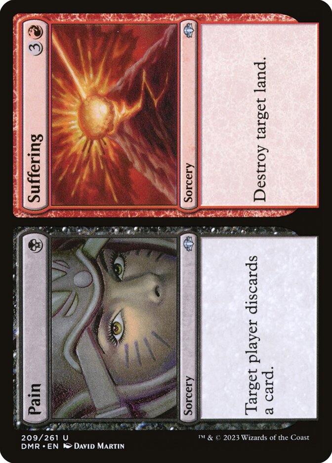 Pain // Suffering (209) - Dominaria Remastered (DMR)
