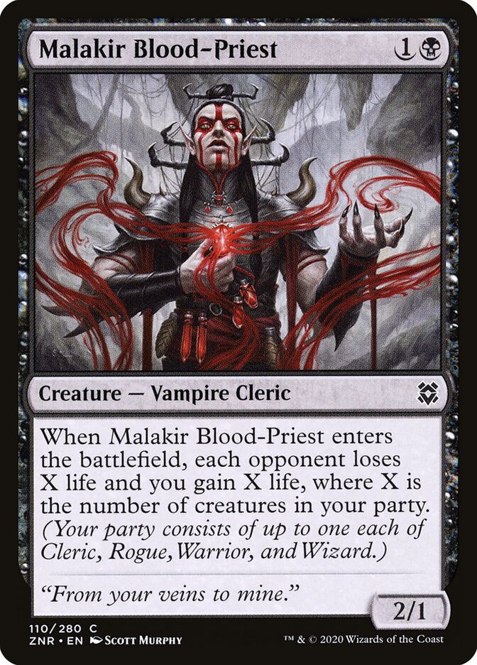 Malakir Blood-Priest (110) - Zendikar Rising (ZNR)
