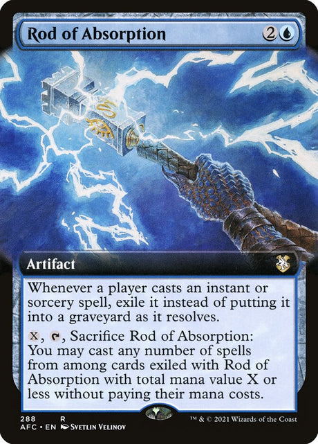 Rod of Absorption (288) - Forgotten Realms Commander (AFC)