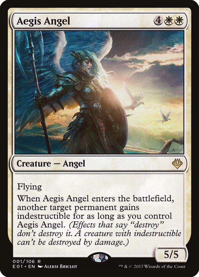 Aegis Angel (1) - Archenemy: Nicol Bolas (E01)
