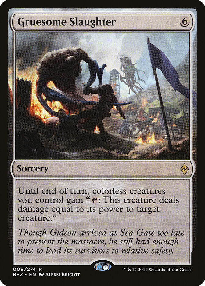 Gruesome Slaughter (9) - Battle for Zendikar (BFZ)