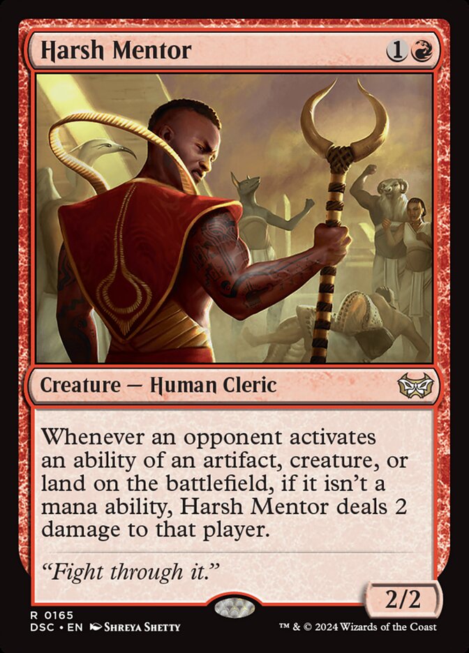 Harsh Mentor (165) - Duskmourn: House of Horror Commander (DSC)