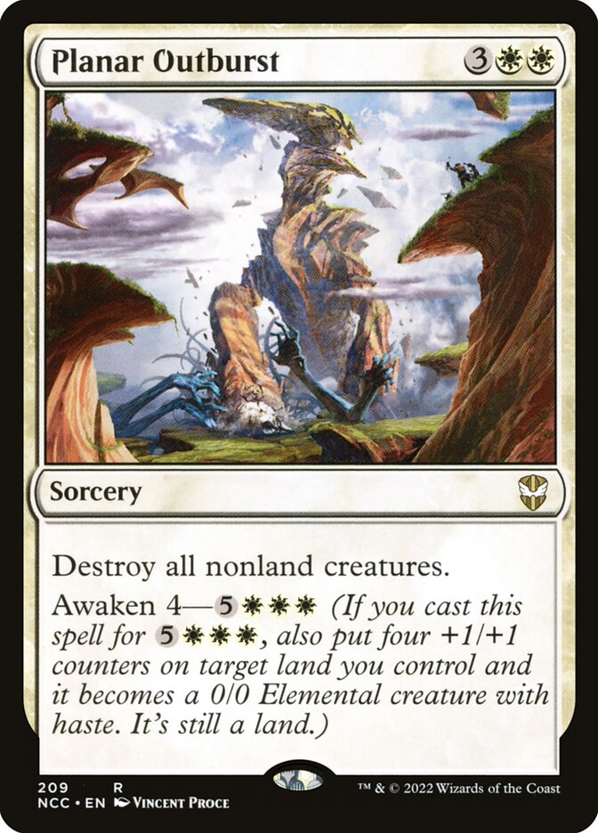 Planar Outburst (209) - New Capenna Commander (NCC)