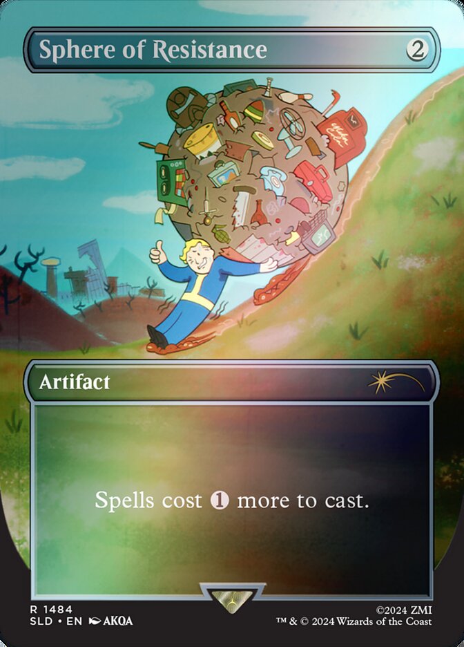 Sphere of Resistance (1484‚òÖ) - [Foil, Borderless] Secret Lair Drop (SLD)