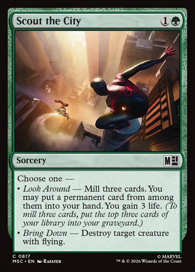 Scout the City (817) - Marvel Super Heroes Commander (MSC)