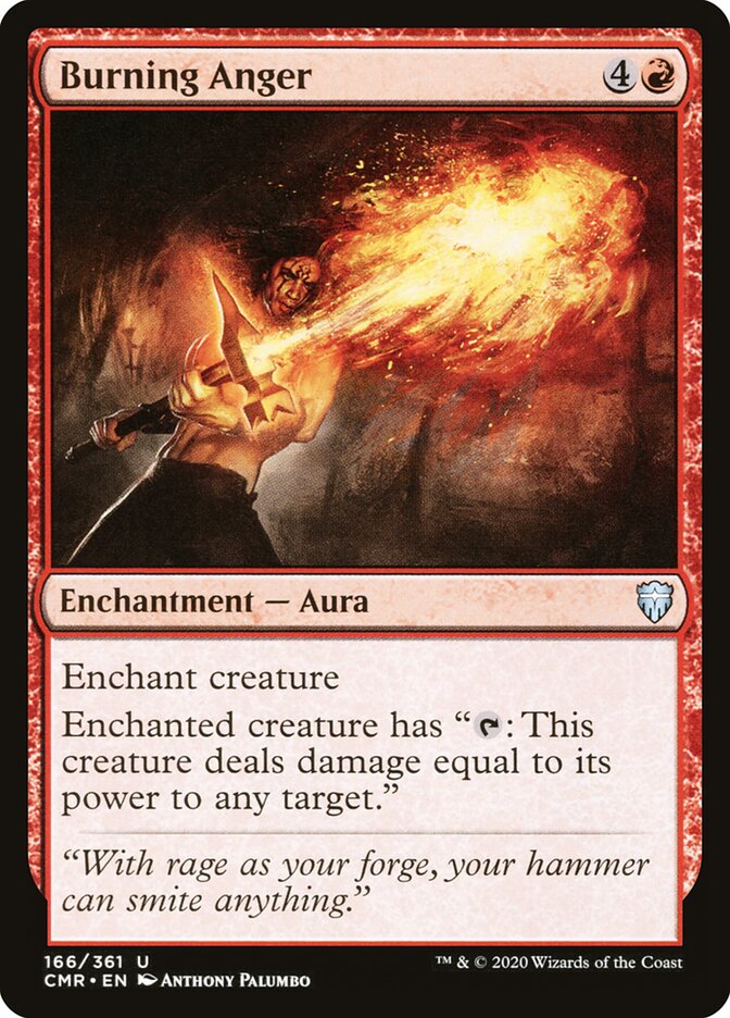 Burning Anger (166) - Commander Legends (CMR)