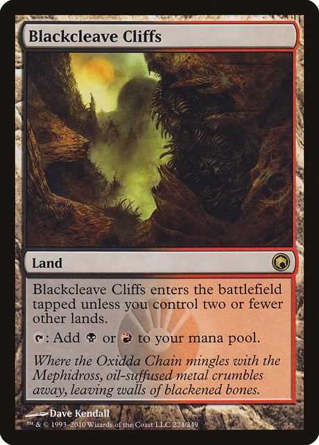 Blackcleave Cliffs (224) - Scars of Mirrodin (SOM)