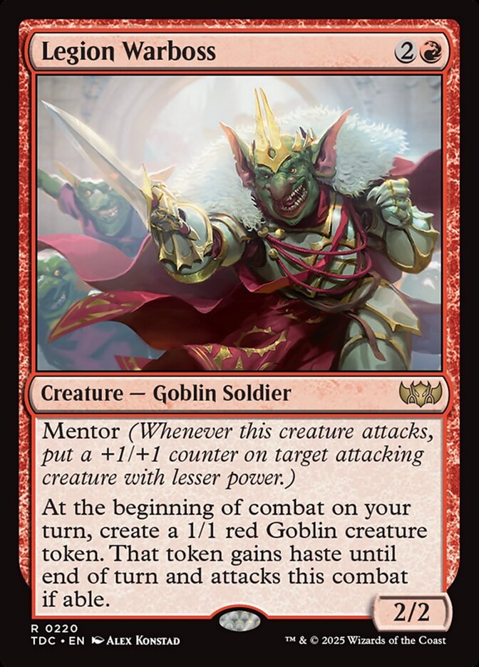Legion Warboss - Tarkir: Dragonstorm Commander (TDC)