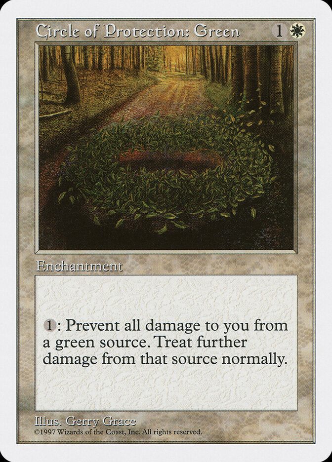 Circle of Protection: Green (19) - Fifth Edition (5ED)