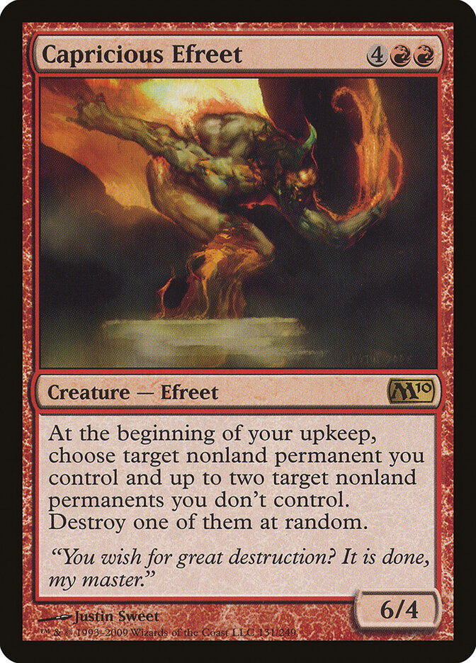Capricious Efreet (131) - Magic 2010 (M10)