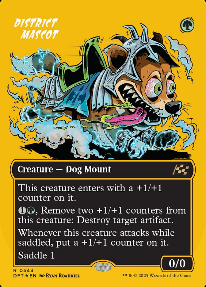 District Mascot - [First Place Foil, Borderless] Aetherdrift (DFT)
