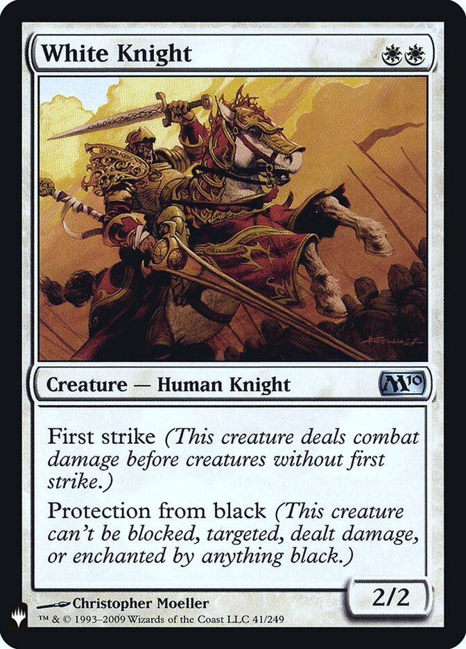 White Knight (M10-41) - The List (PLST)