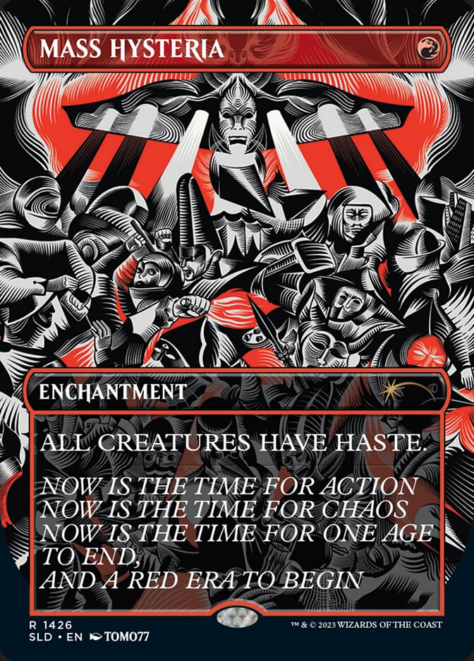 Mass Hysteria (1426) - [Full Art] Secret Lair Drop (SLD)