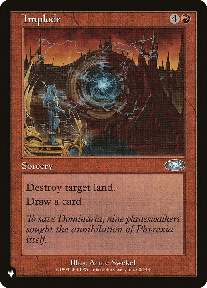 Implode (PLS-62) - The List (PLST)