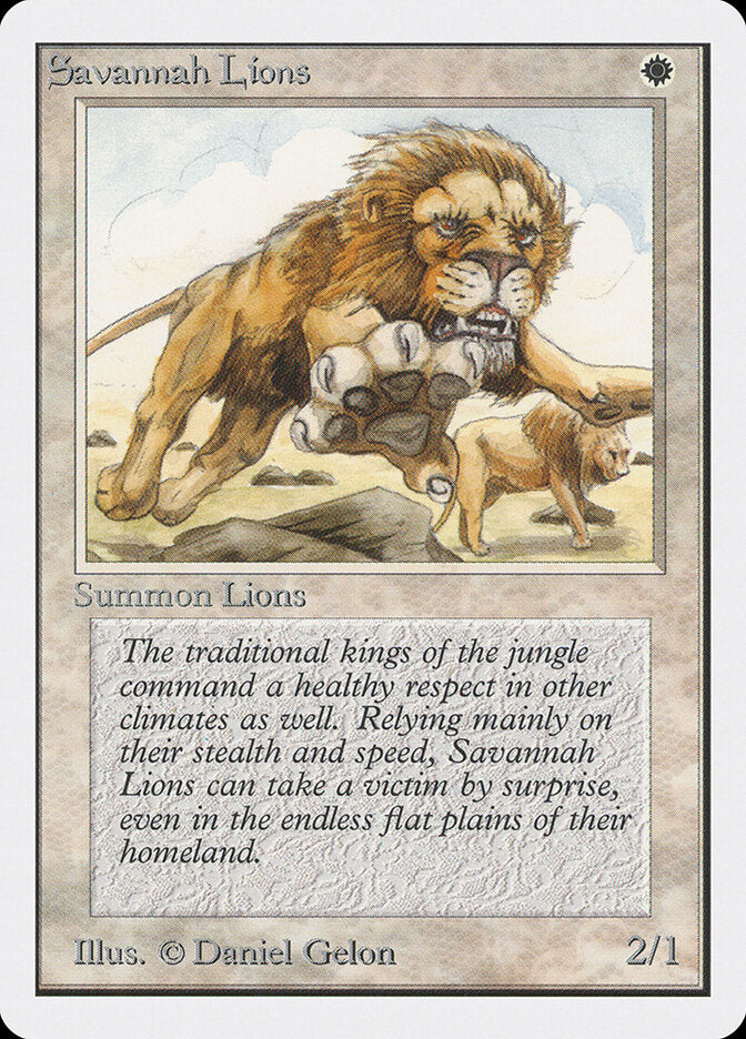 Savannah Lions (39) - Unlimited Edition (2ED)