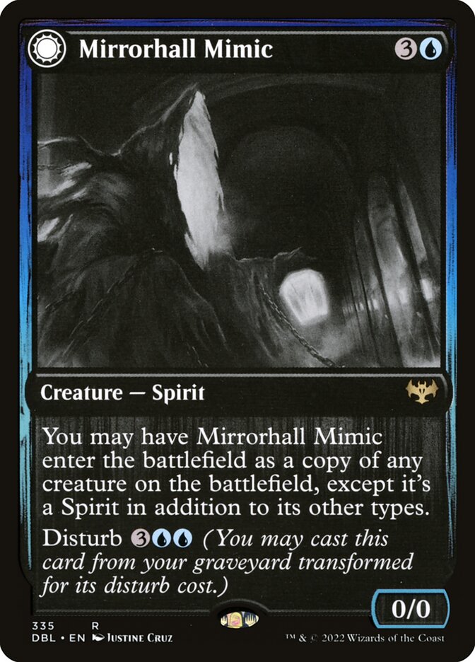 Mirrorhall Mimic // Ghastly Mimicry - Innistrad: Double Feature (DBL)