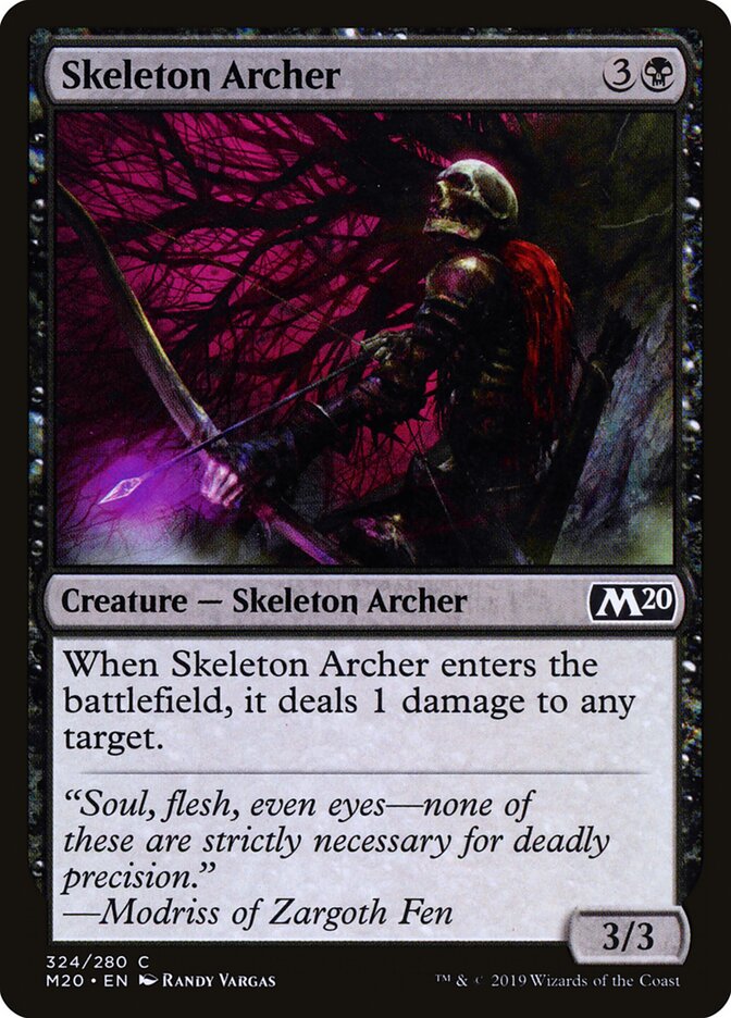 Skeleton Archer (324) - Core Set 2020 (M20)