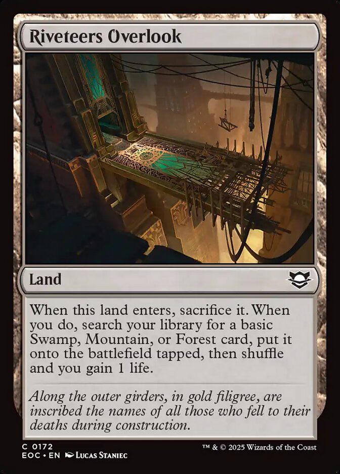 Riveteers Overlook (172) - Edge of Eternities Commander (EOC)