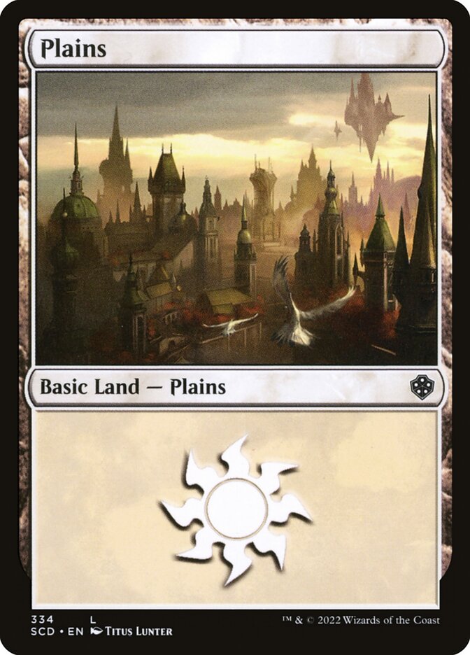 Plains (334) - Starter Commander Decks (SCD)